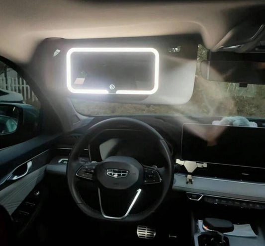Espejo LED para Visera del Carro