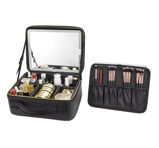 Cosmetiquera Profesional Integrada con Espejo LED