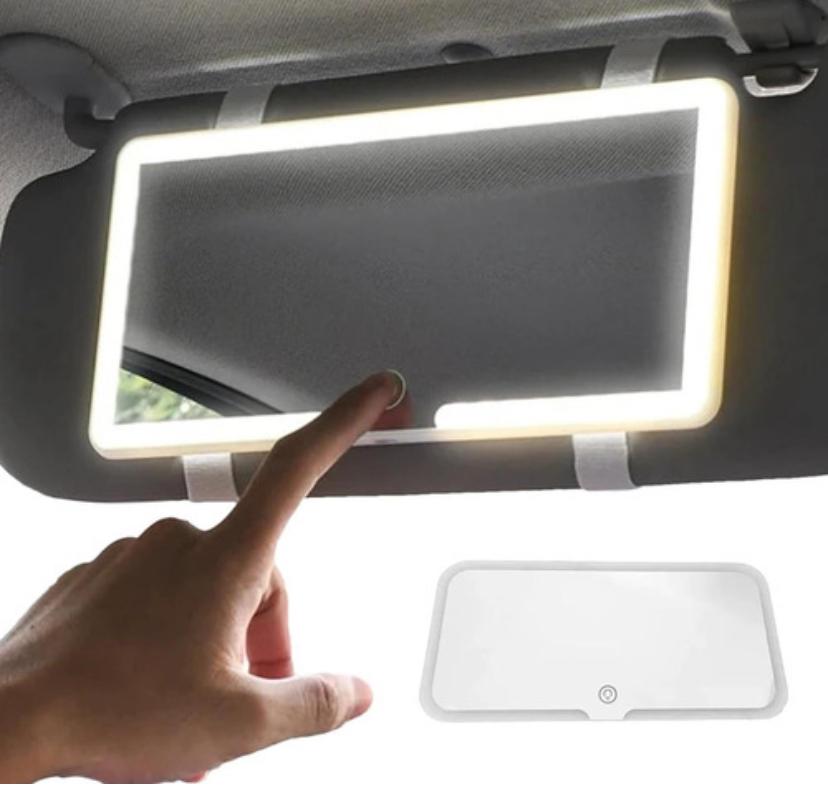 Espejo LED para Visera del Carro