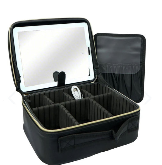 Cosmetiquera Profesional Integrada con Espejo LED
